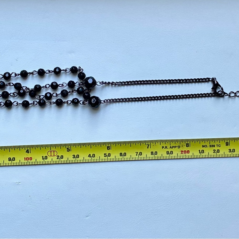 🌹Reversible Black Carved Rose Pendant Healing Hematite Necklace - Picture 5 of 8